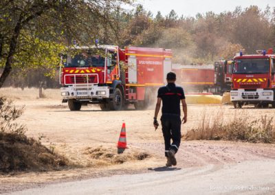 Reportage sur la vie autour des incendies de Brocéliande - été 2022