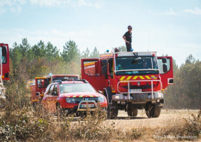 Reportage sur la vie autour des incendies de Brocéliande - été 2022