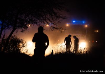 Reportage sur la vie autour des incendies de Brocéliande - été 2022